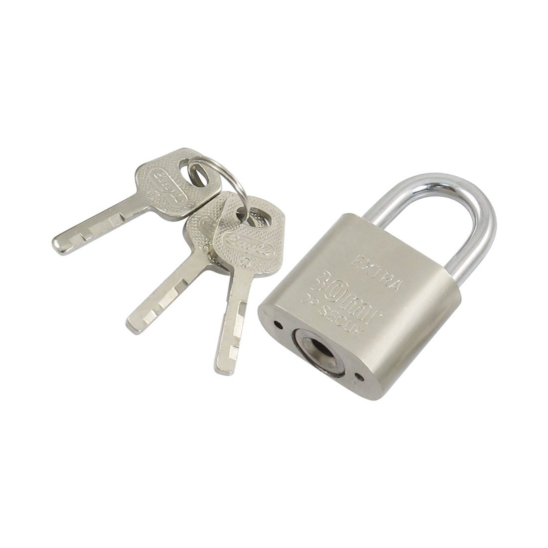 Aexit Silver Tone Padlocks Security Lock Padlock for Jewlery Box w